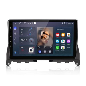 Junsun Autoradio für Benz W204 S204. 9-Zoll Touchscreen mit Android Auto, Carplay, Bluetooth, Navi & Radio.