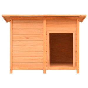vidaXL Hundehütte Kiefernholz & Tannenholz 120x77x86 cm 170641