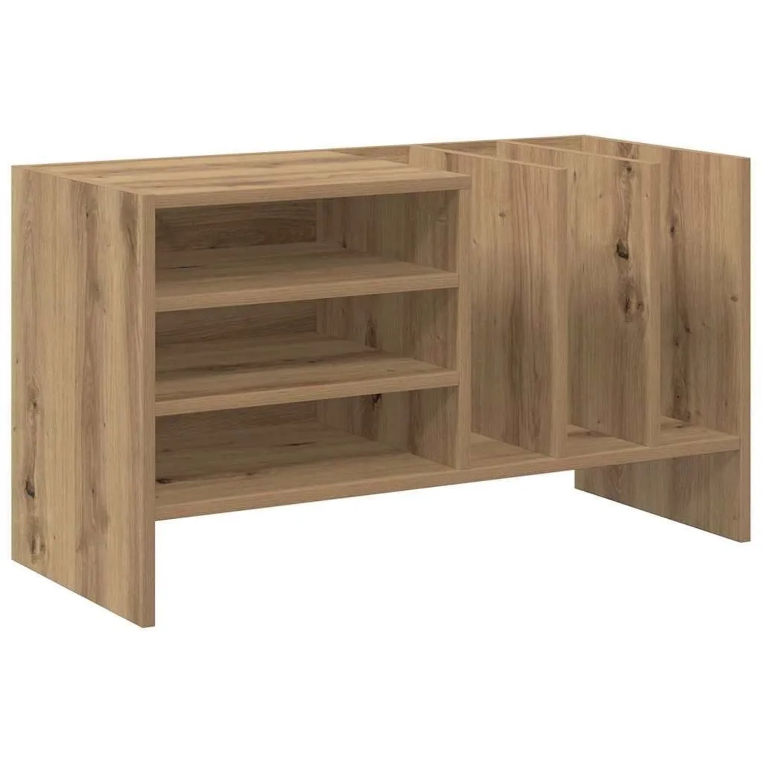vidaXL Schallplattenschrank mit Regal Artisan-Eiche 78,5 x 35 x 45 cm 891079