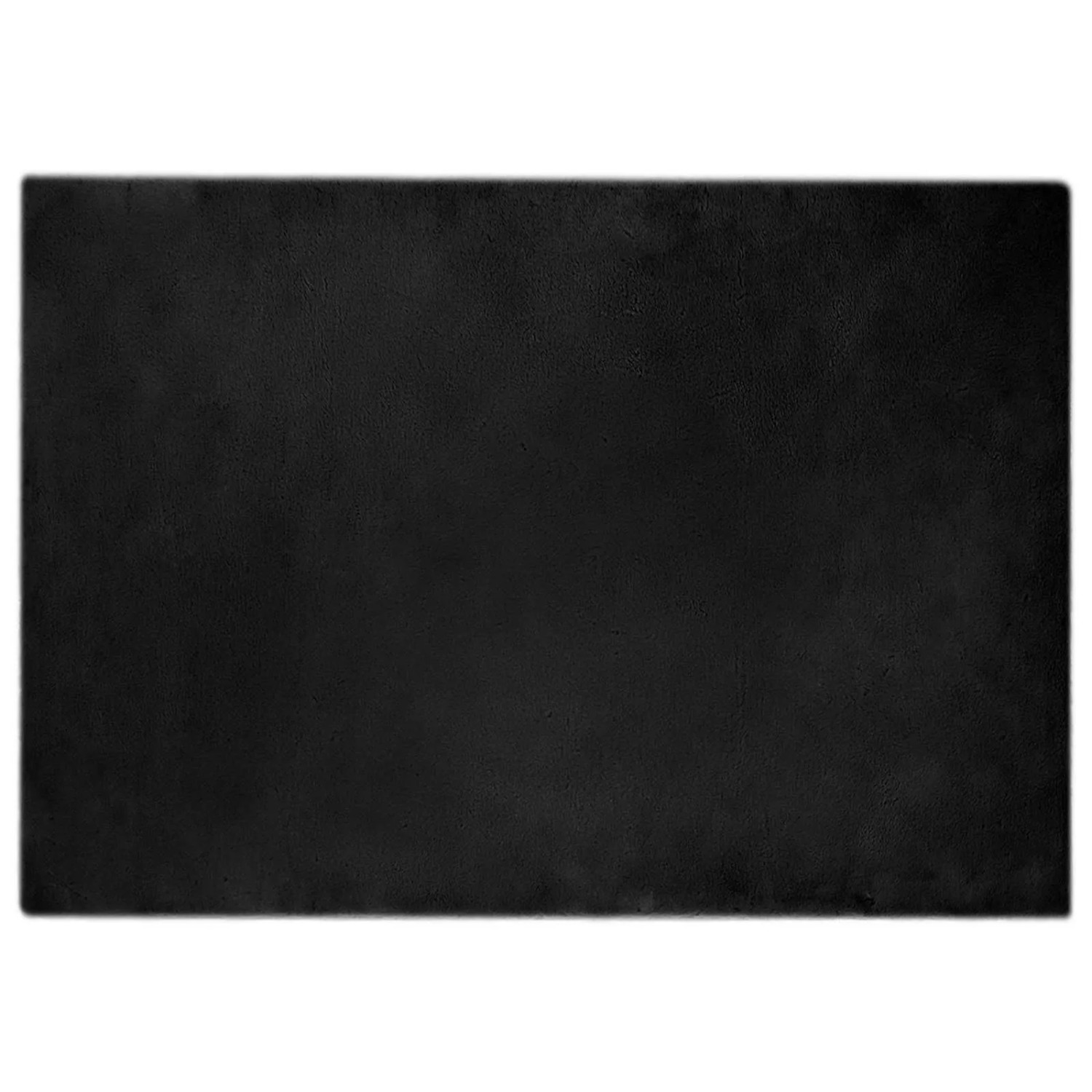 vidaXL Rutschfester Kunstfellteppich Olite Schwarz 160 x 230 cm 42021726
