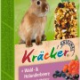 Vitakraft Kräcker für Kaninchen mit Wald- und Holunderbeere, 2 Stück in grüner Verpackung.