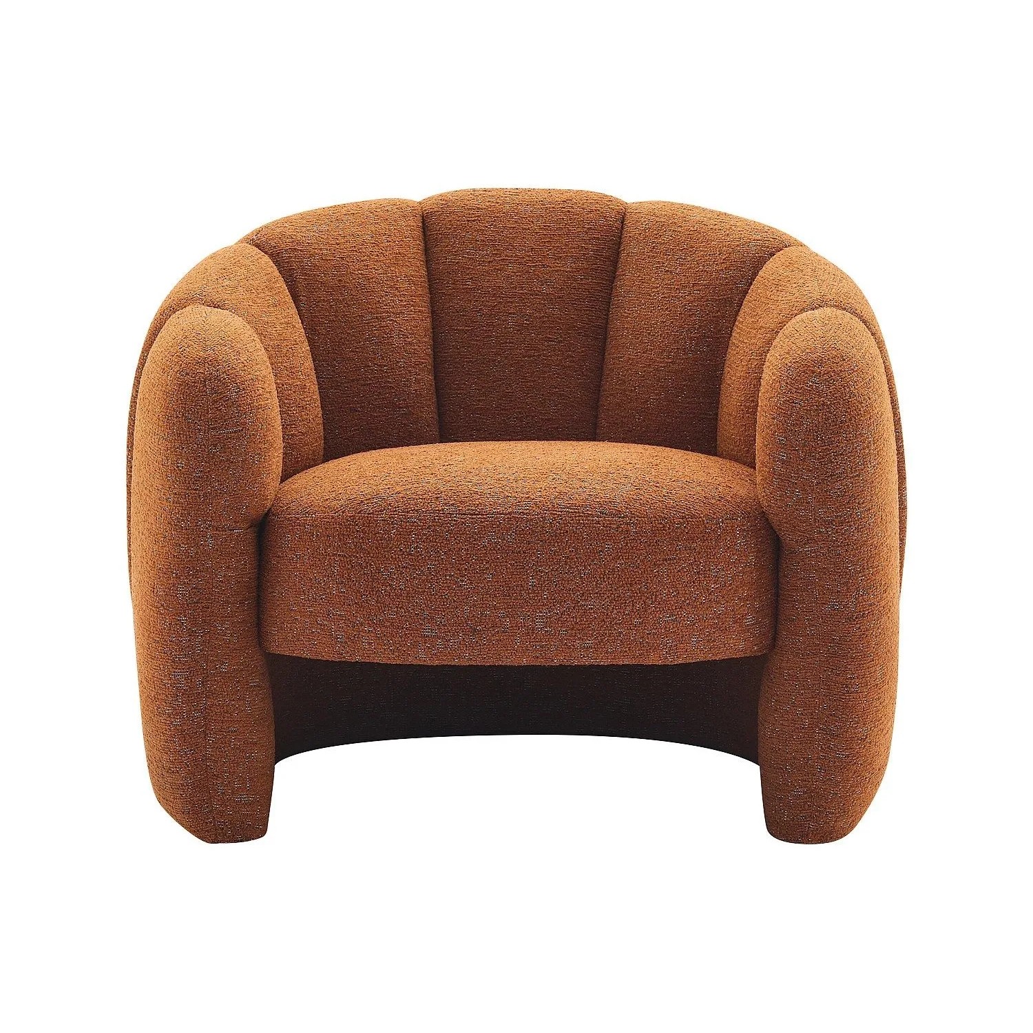 Vente-unique Sessel Mit Gerader Rückenlehne Delipo Terracotta 93 cm