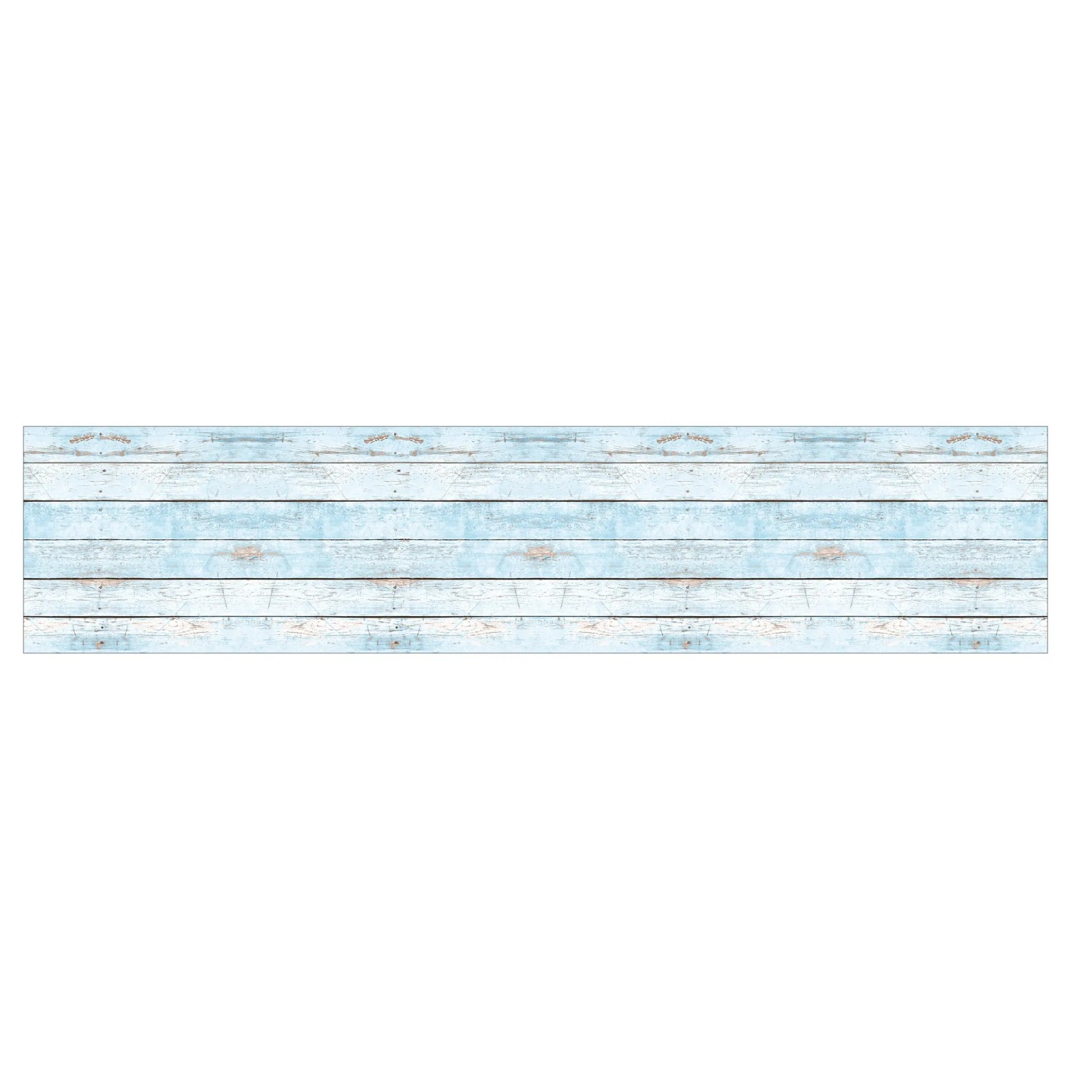 MySpotti Küchenrückwand Profix Cucina Wood Light 270 x 60 cm Cyanblau