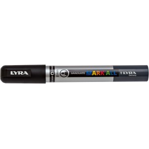 LYRA Mark All Marker, Permanentmarker mit Rundspitze 2mm in Schwarz.