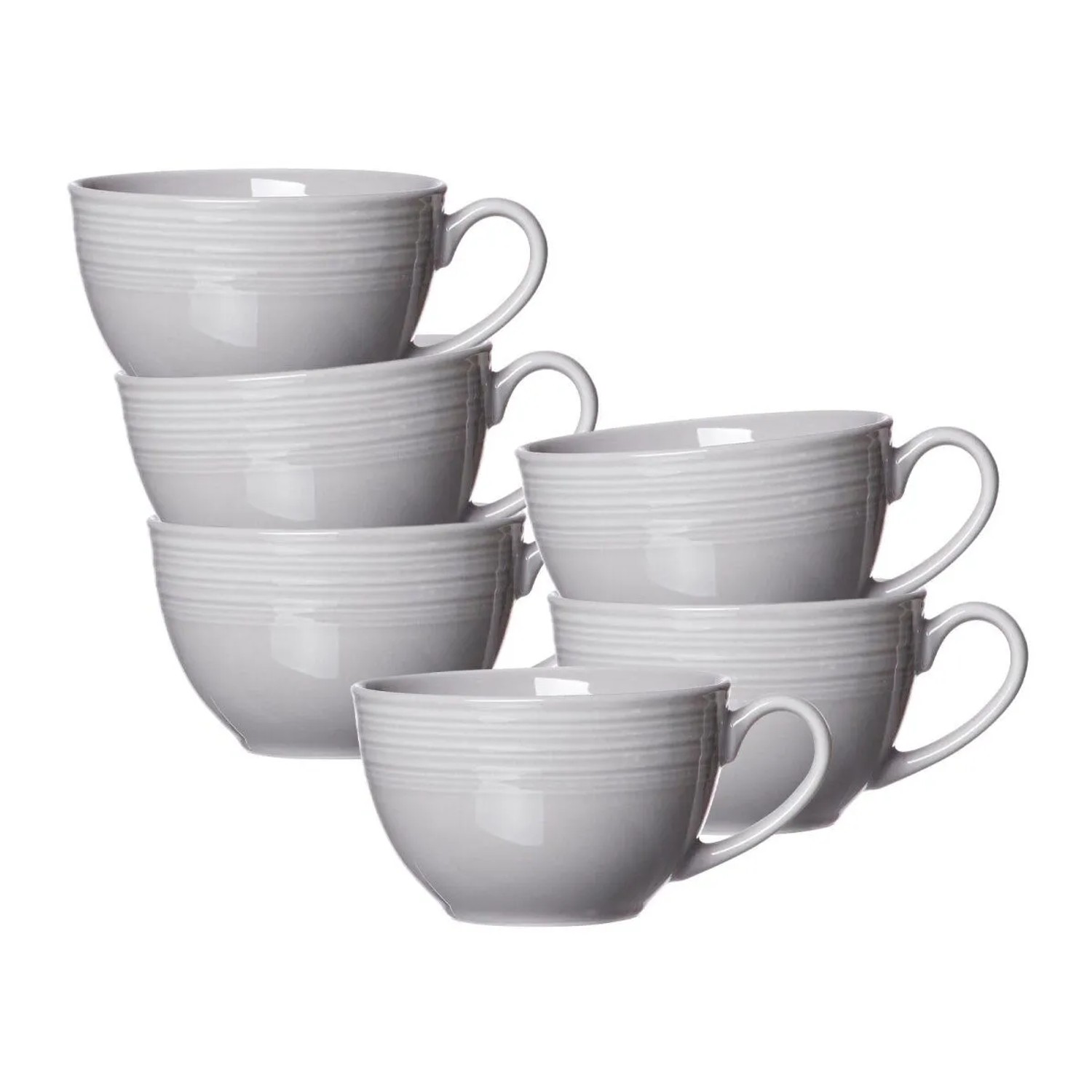 Ritzenhoff & Breker Levi Kaffeetasse 220 ml 6er Set Grau