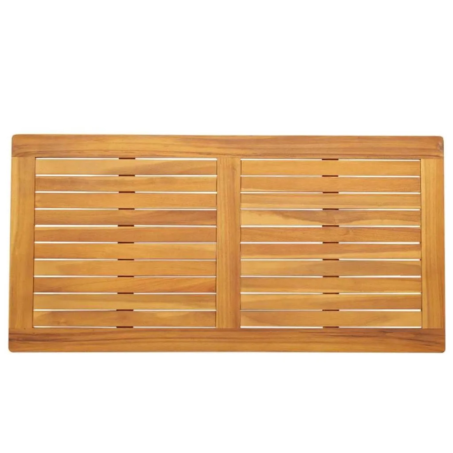 vidaXL Tischplatte Öl-Natur 110 x 55 x 2 cm Massivholz Akazie 4108096