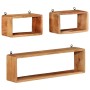 vidaXL 3-Tlg Würfelregal-Set Massivholz Akazie 328262_9