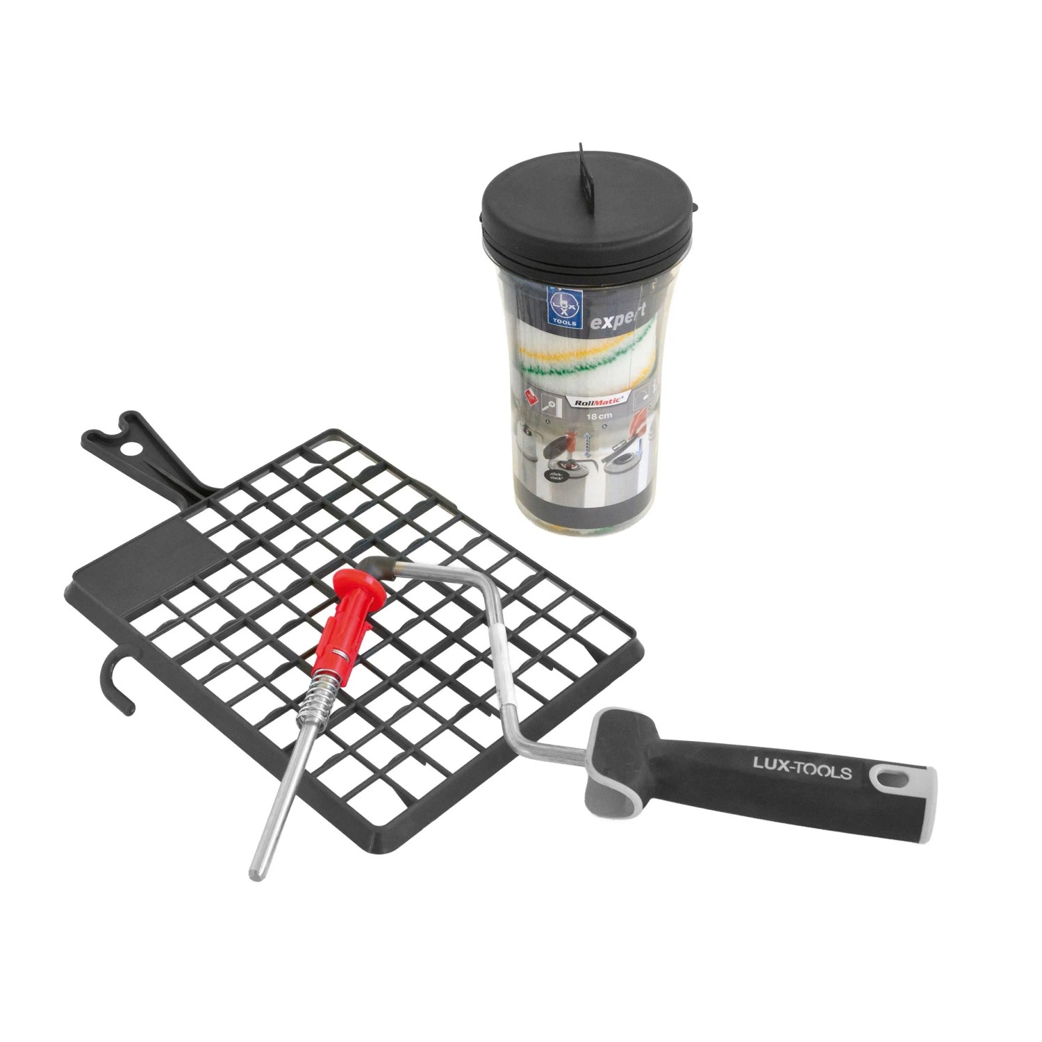 LUX-TOOLS Farbroller-Set 18 cm