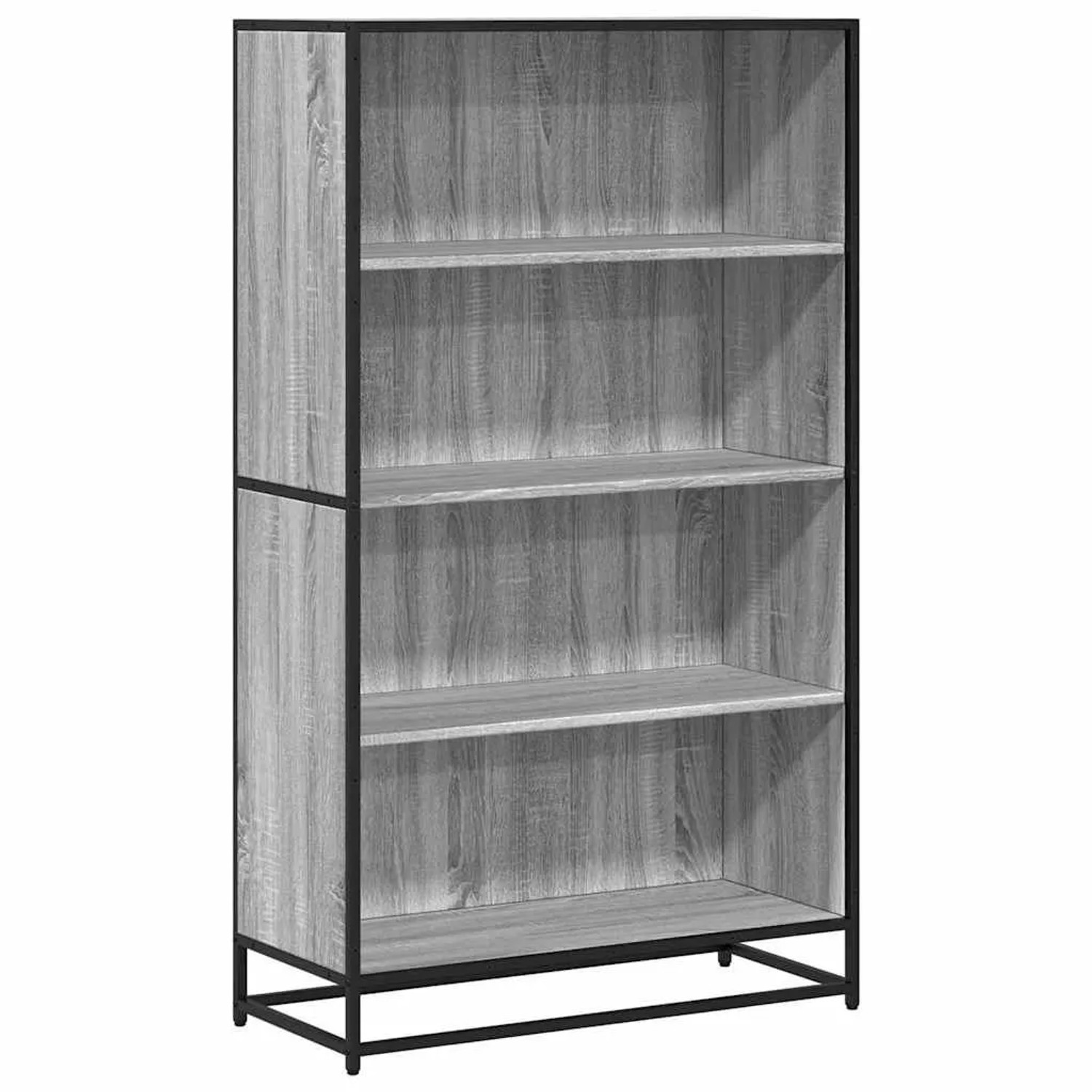 vidaXL Bücherregal Grau Sonoma 80,5x35x139 cm Holzwerkstoff 3300848 günstig online kaufen