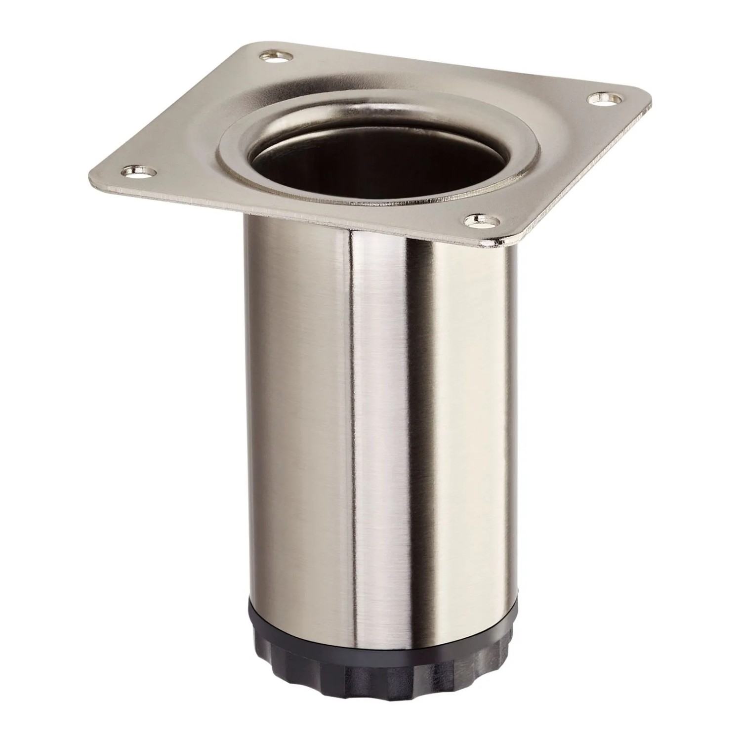 SOTECH Möbelfuß BRAVO Ø40mm Höhe 80 mm Edelstahloptik