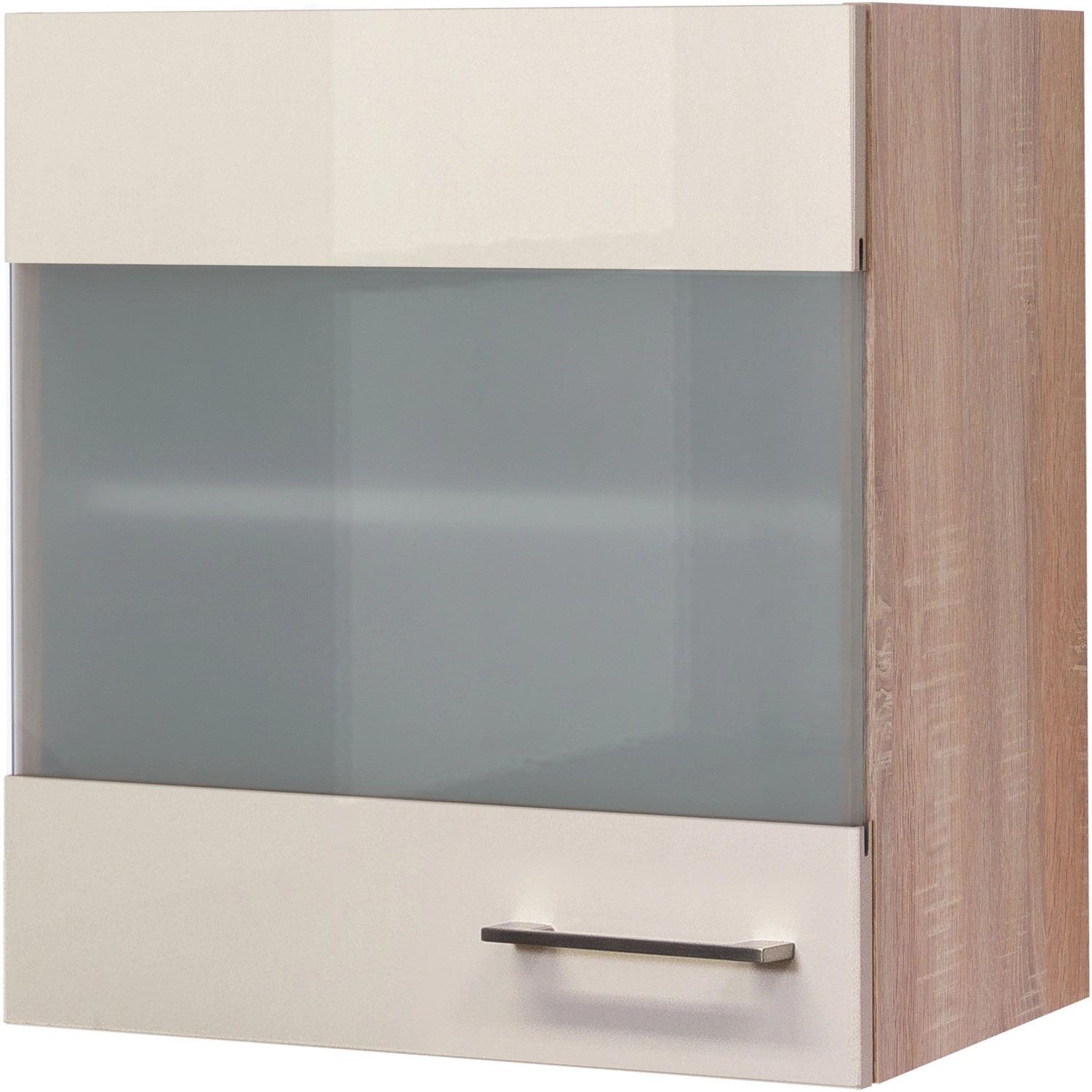 Flex-Well Exclusiv Hängeschrank Orlando 50 cm x 55 cm Kaschmir Glanz-Sonoma Eich