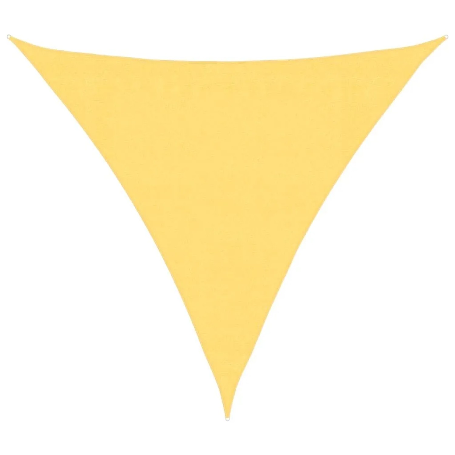 Furnicato Sonnensegel Hdpe Dreieckig 3 6x3 6x3 6 M Beige