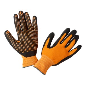 LUX Allround-Handschuhe Gr. 10, Arbeitshandschuhe mit Nitrilbeschichtung für Montagearbeiten.