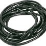 Schwarzer Spiralkabelschlauch, Ø 8 mm, 5 m, zur Kabelordnung und Kabelschutz.