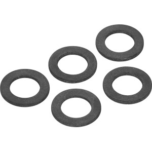 5er Set Dichtungsringe, 1,5 mm x Ø 11 mm x Ø 18 mm, für Schlauchverschraubungen.