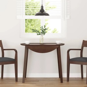 vidaXL Esstisch Braun Massivholz Gummibaumholz 4102528