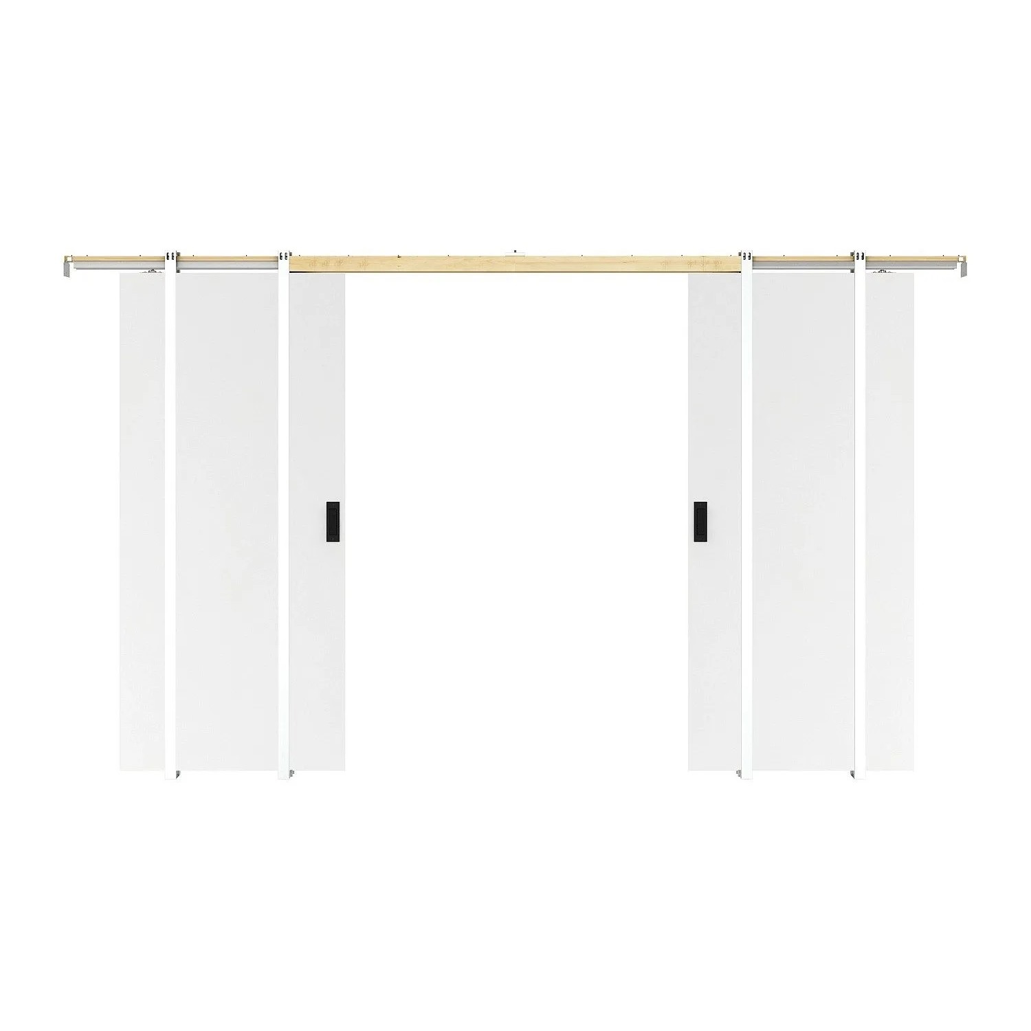 Vente-unique Schiebetür Varin Weiß 83 cm