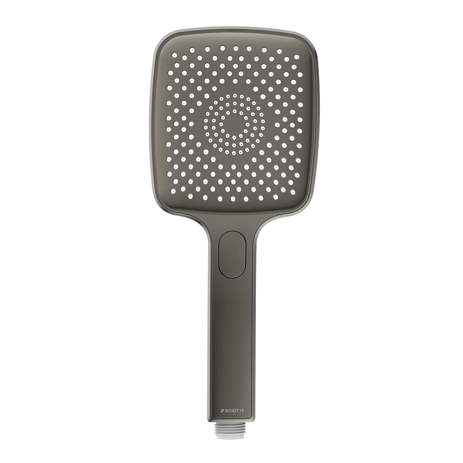 Eckige Schütte Handbrause Hawaii in Graphit Matt für Duschkomfort mit 3 Strahlarten.