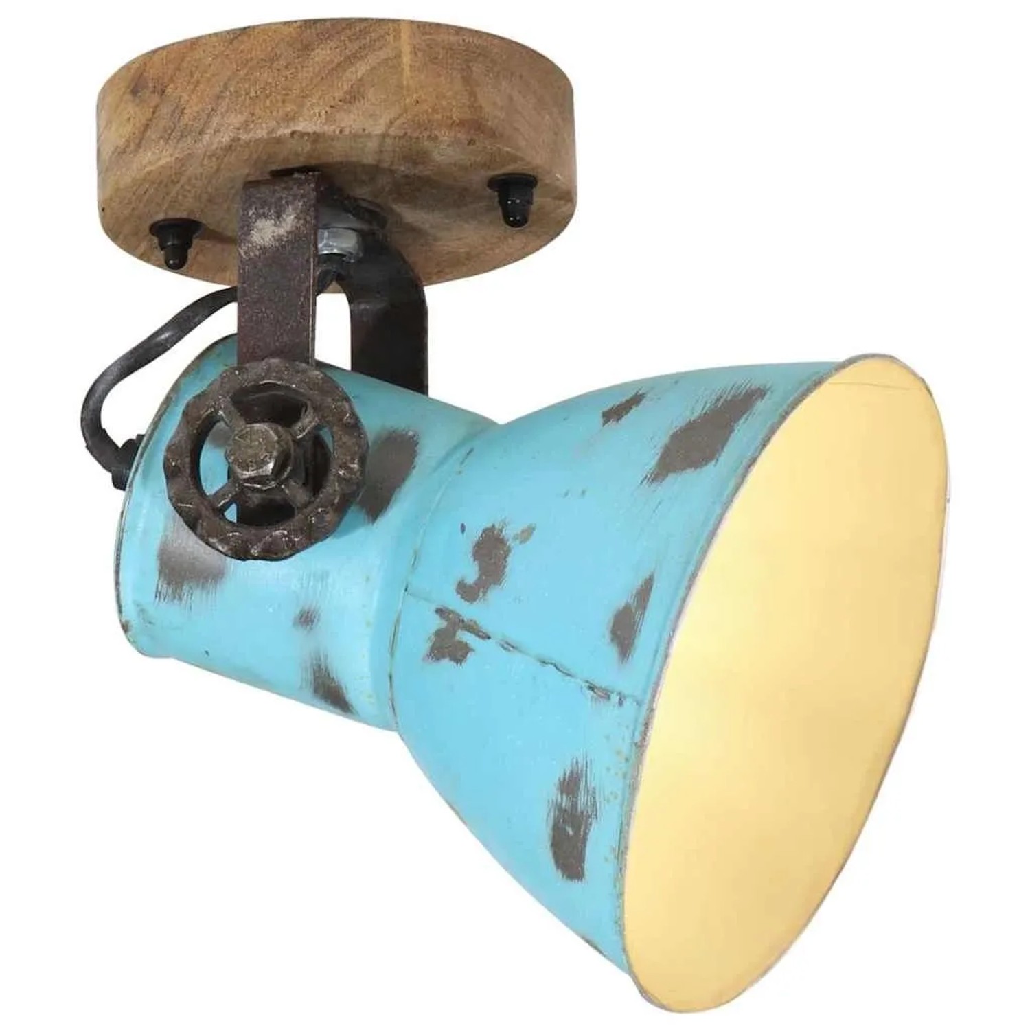 vidaXL Wandleuchte 25 W Blau 11,5x11,5x25 cm E27 371825