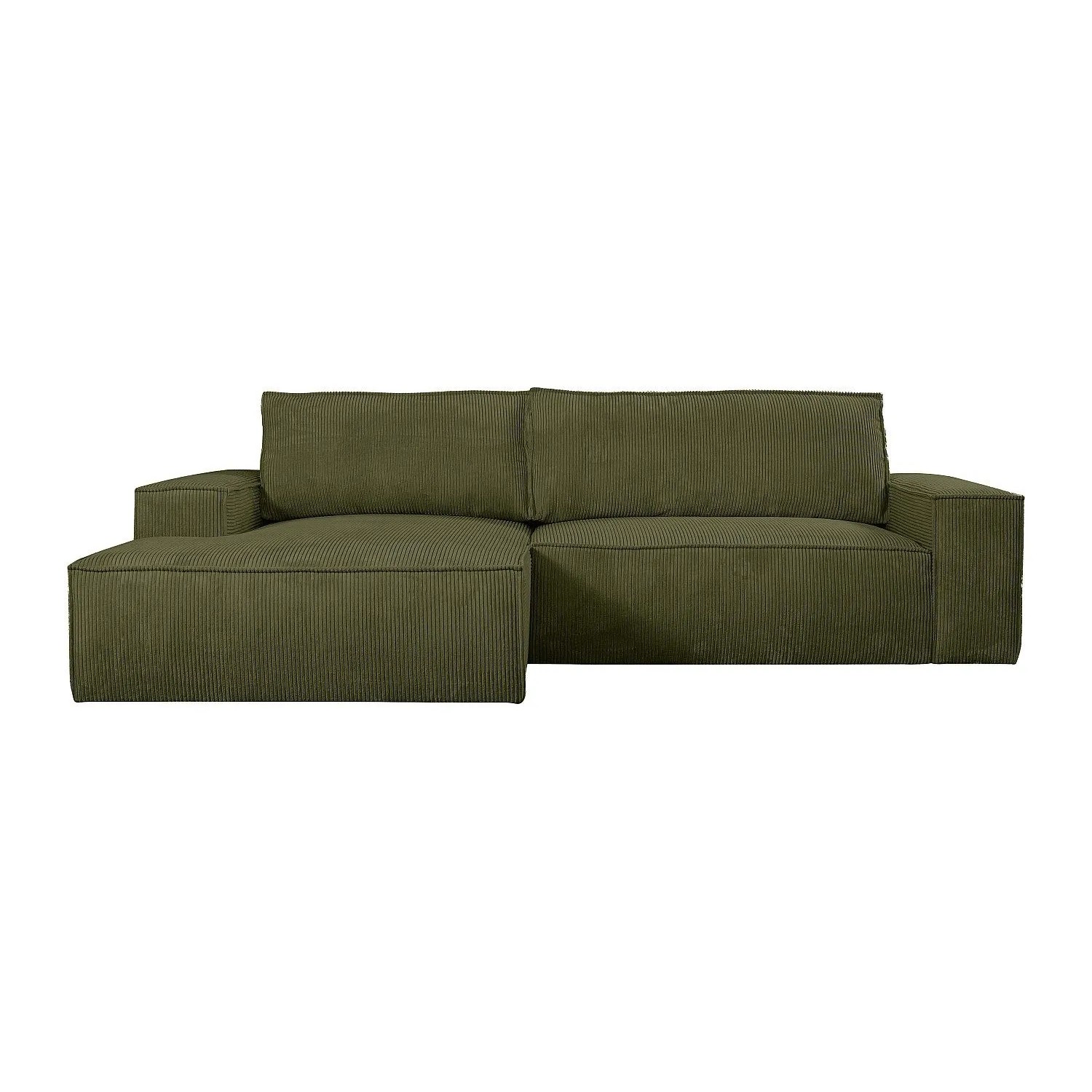 Vente-unique Schlafsofa Amelia Khaki 267 cm