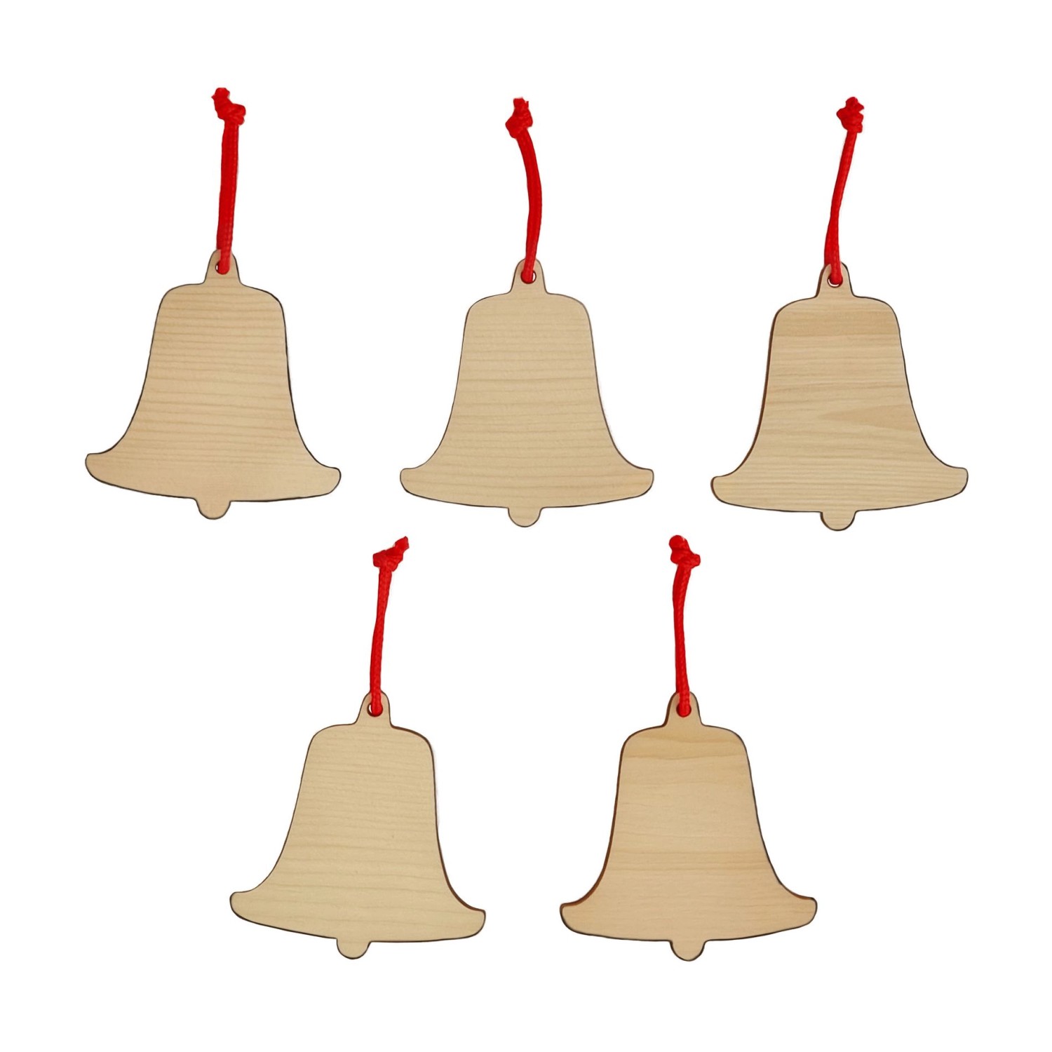 Erst-Holz Christbaumschmuck Holzschmuck Deko Glocke