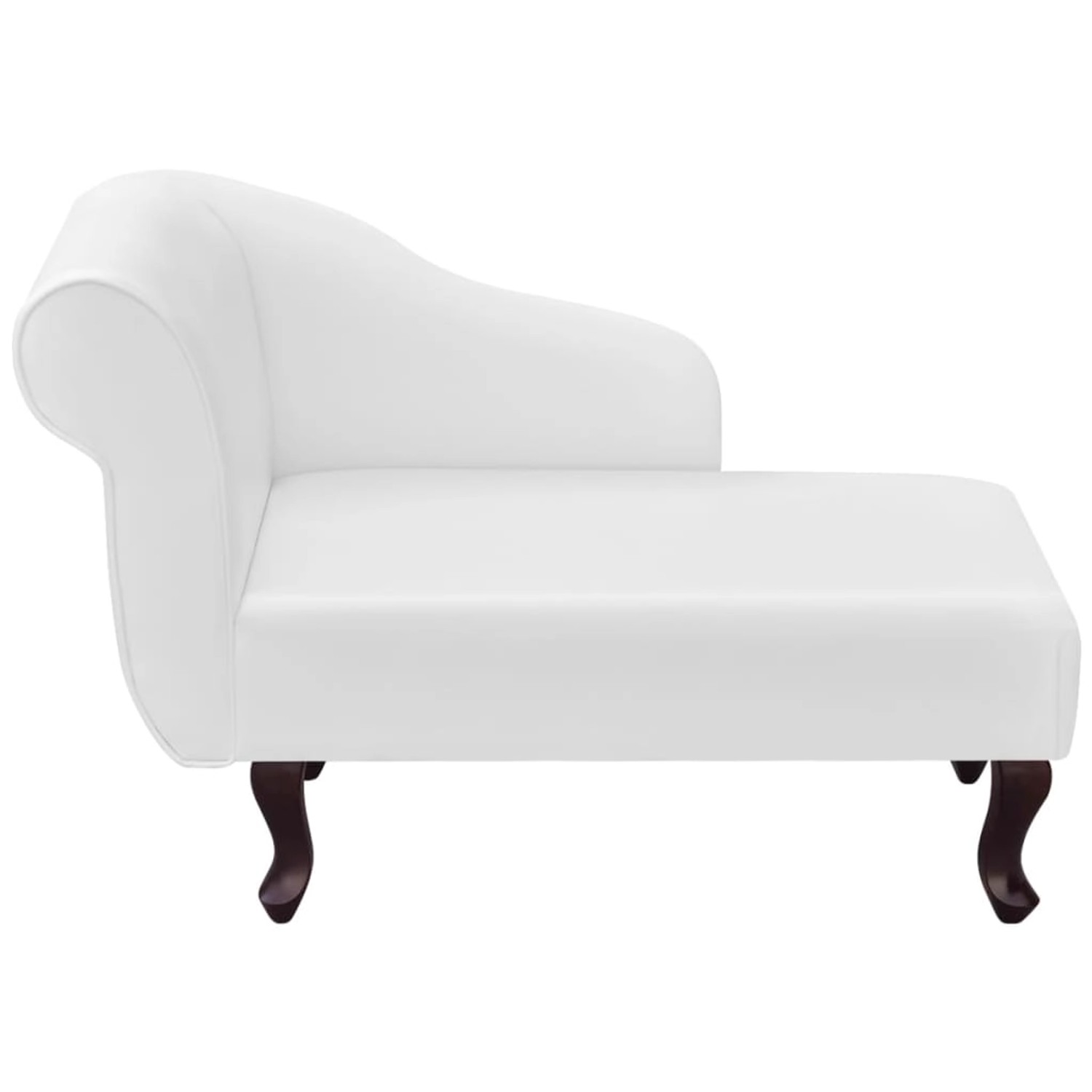 vidaXL Chaiselongue, Liegesofa Weiß Kunstleder günstig online kaufen