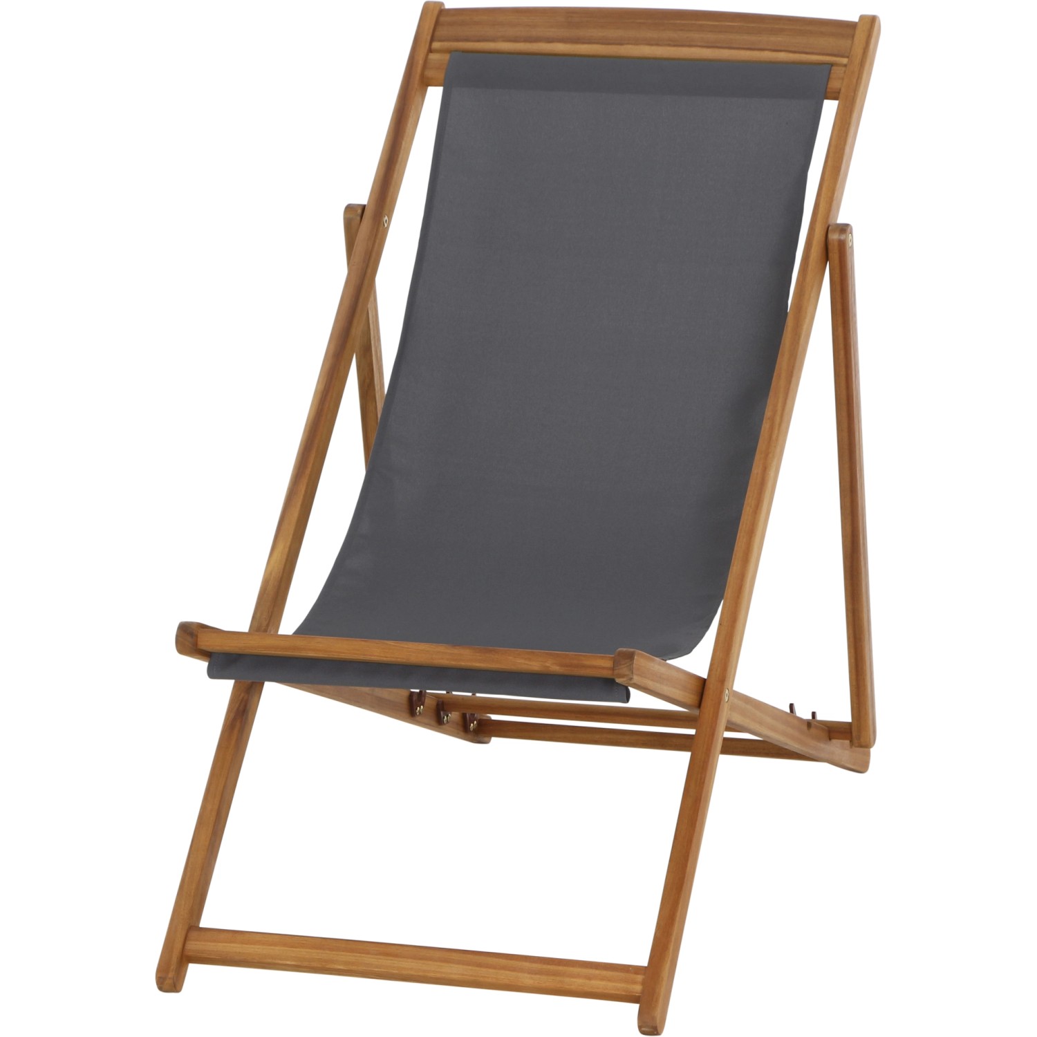 Siena Garden Beachliege Aviro 98,5 cm x 57 cm x 98 cm Grau FSC® günstig online kaufen