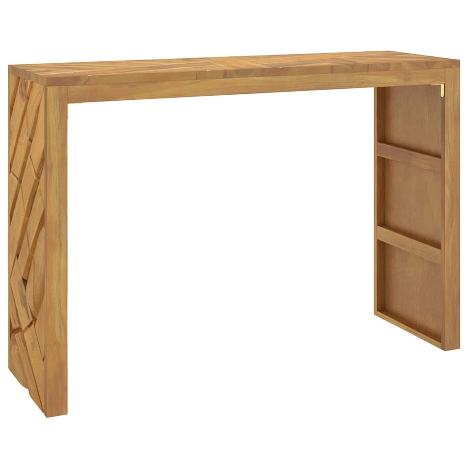 vidaXL Konsolentisch 110x35x75 cm Massivholz Teak 4009314 günstig online kaufen