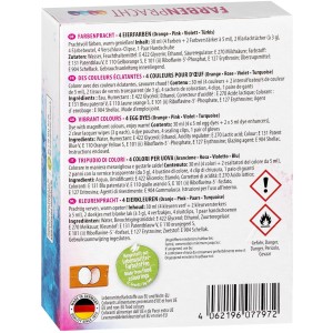 Brauns-Heitmann Eierfarben Farbenpracht mit 4 Farben und Zubehör für bunte Ostereier.