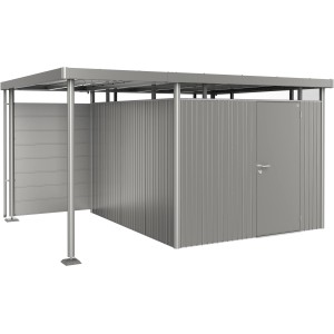 Biohort Rückwand für Seitendach H2-H5, Quarzgrau-Metallic. Gartenhaus Zubehör.