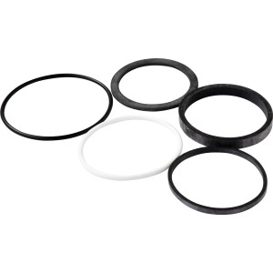 KÖRO Dichtungsset, 5-teilig für Flaschensiphons, verschiedene Größen und Farben.