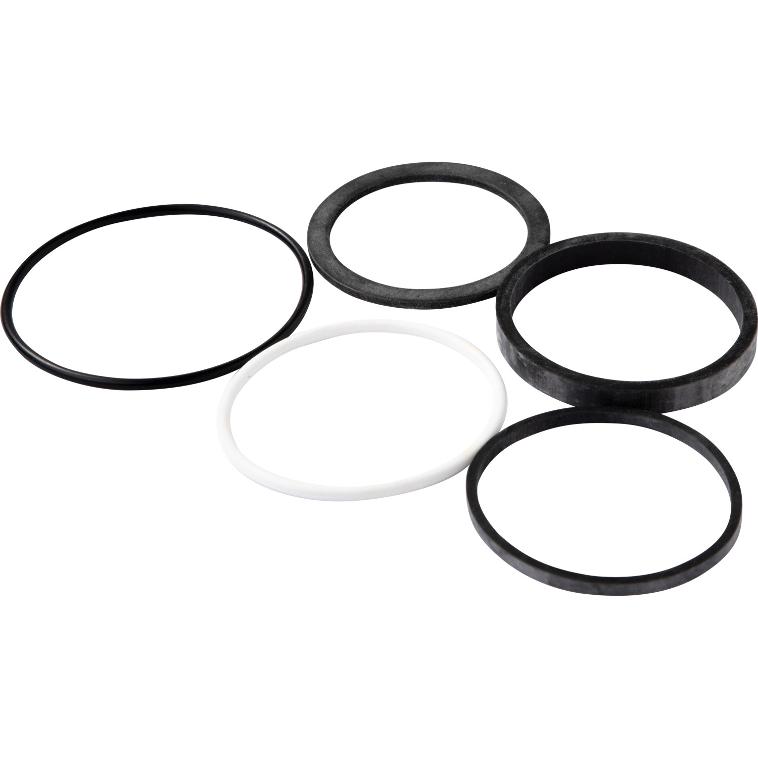 KÖRO Dichtungsset, 5-teilig für Flaschensiphons, verschiedene Größen und Farben.