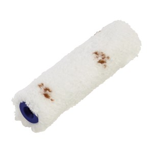 LUX Lasurenwalze, 12 cm, für dünnflüssige Lasuren. Farbwalze mit Mikrofaser-Bezug.
