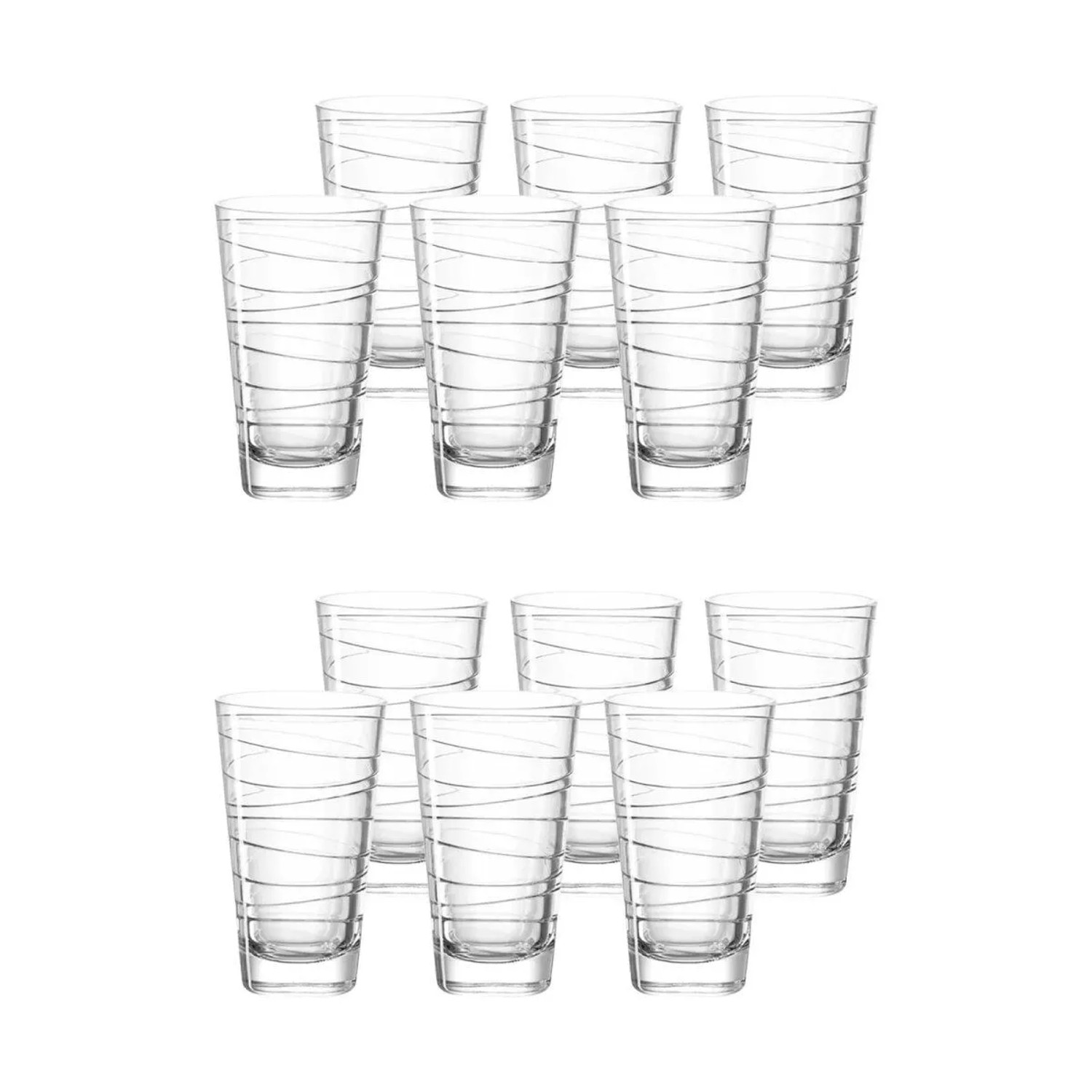 Leonardo Vario Trinkglas Groß 280 ml 12er Set