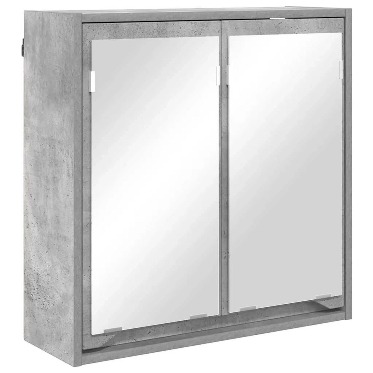 vidaXL Badezimmerspiegelschrank mit Regal Beton Grau 60 x 20 x 60 cm 888780 günstig online kaufen