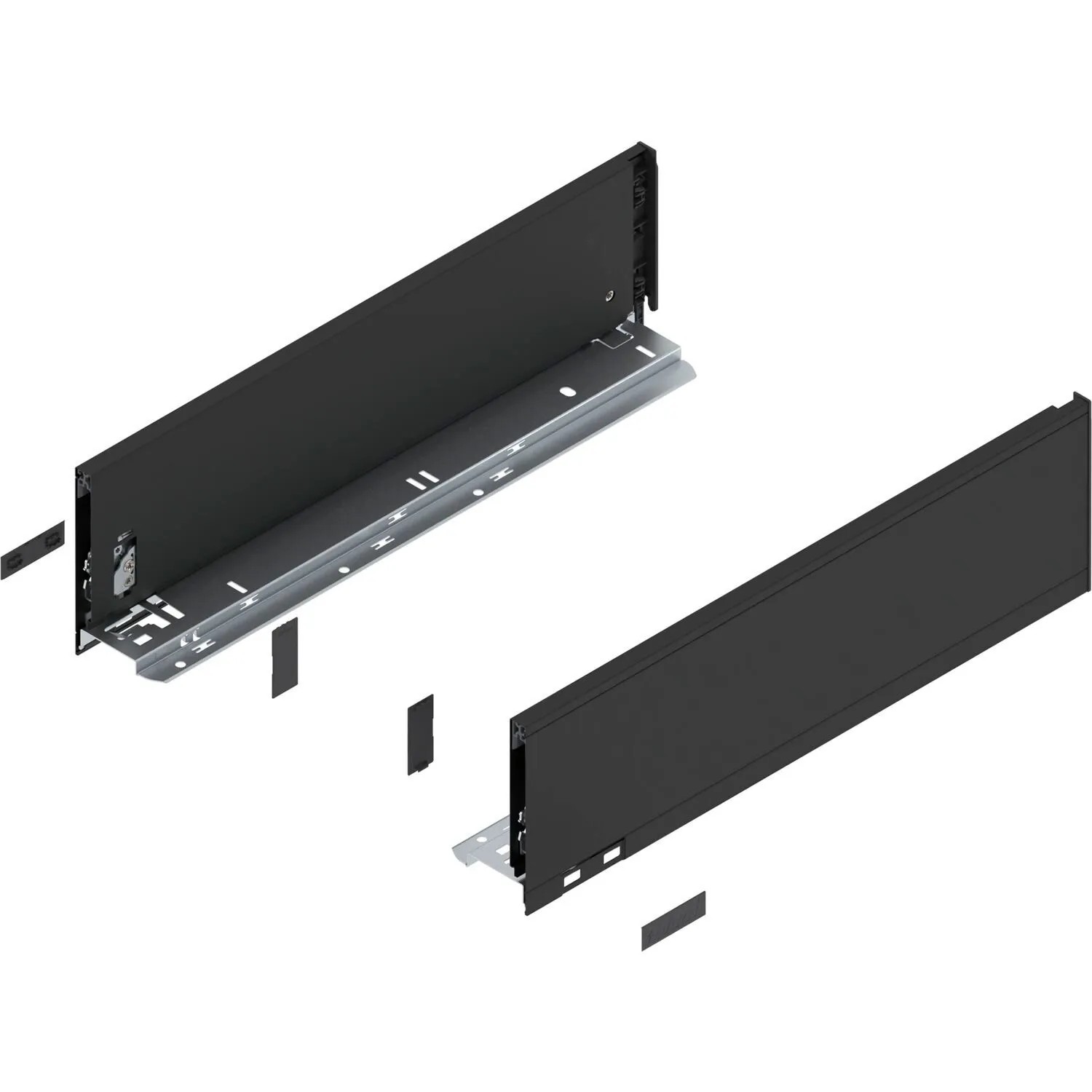 Blum Zarge Legrabox Pure Höhe K Nennlänge 450 mm Carbonschwarz Matt