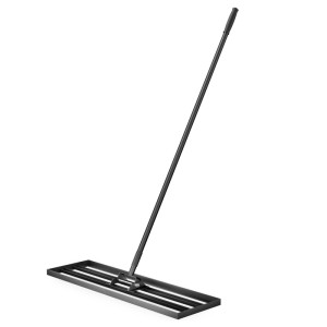 Wiltec Aluminium Rasenrakel 91,4X25,4Cm Stiel Sanden Levelingrake Flächenebner