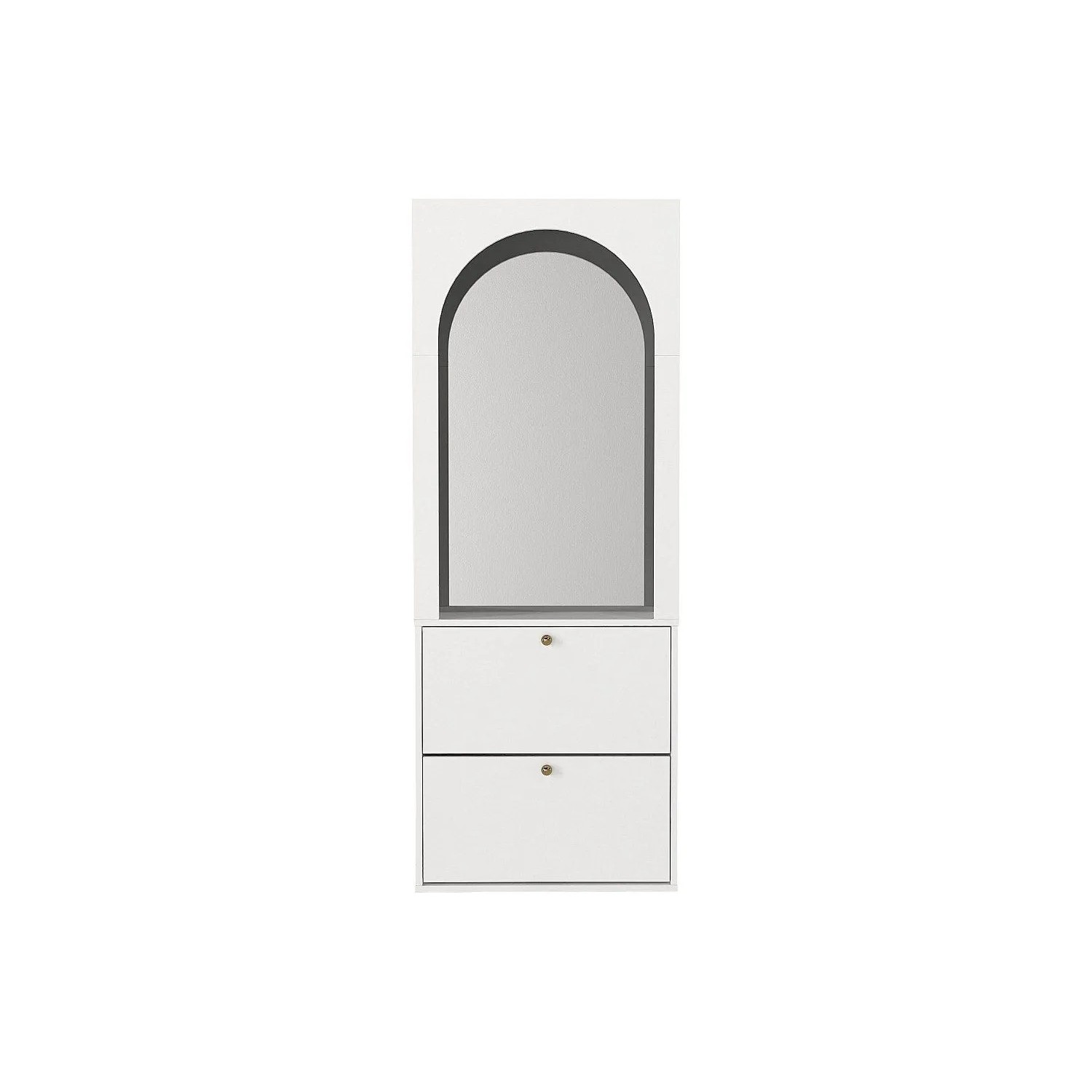 Vente-unique Schuhschrank Cymora Weiß 74 cm