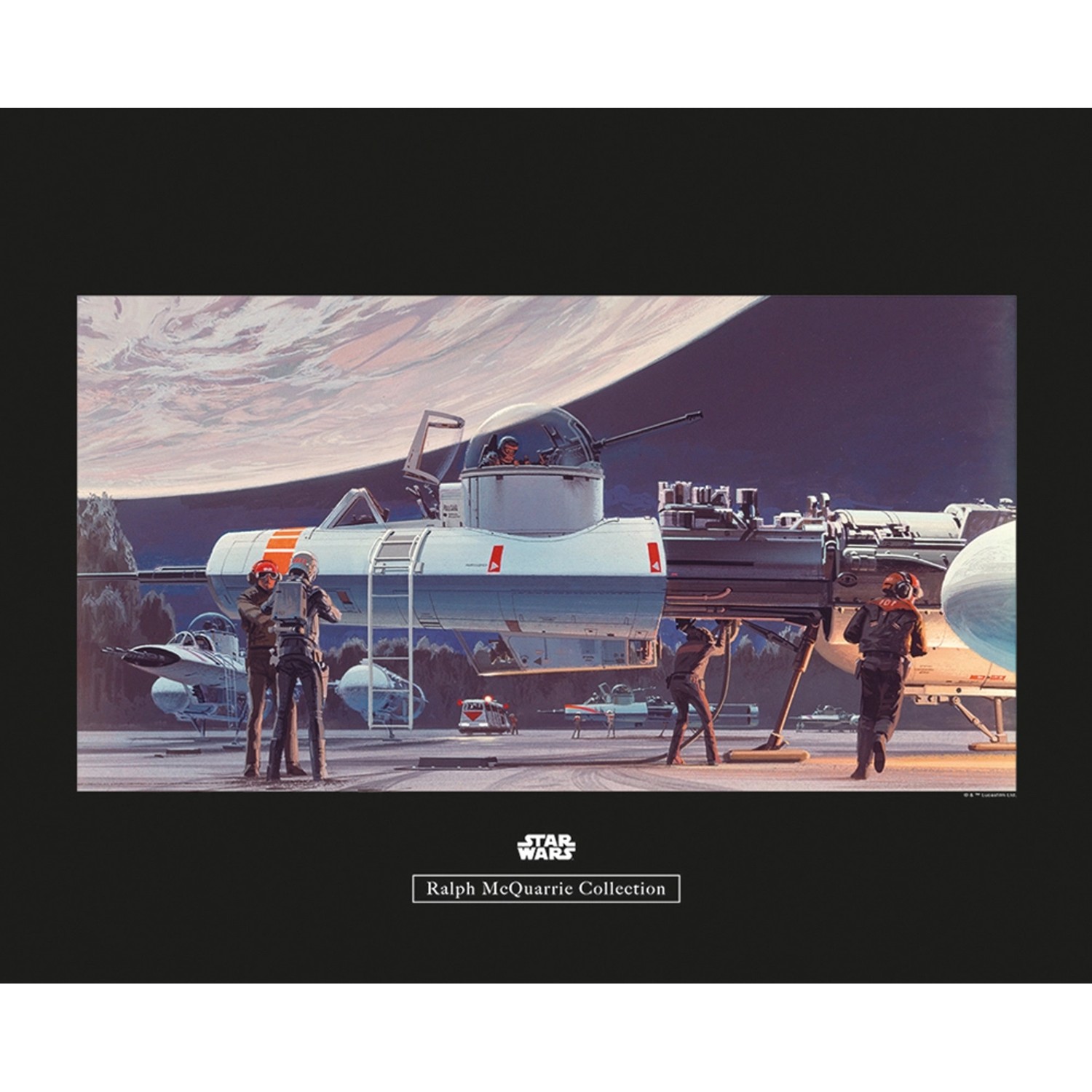 Komar Wandbild Star Wars Hangar 50 x 40 cm günstig online kaufen