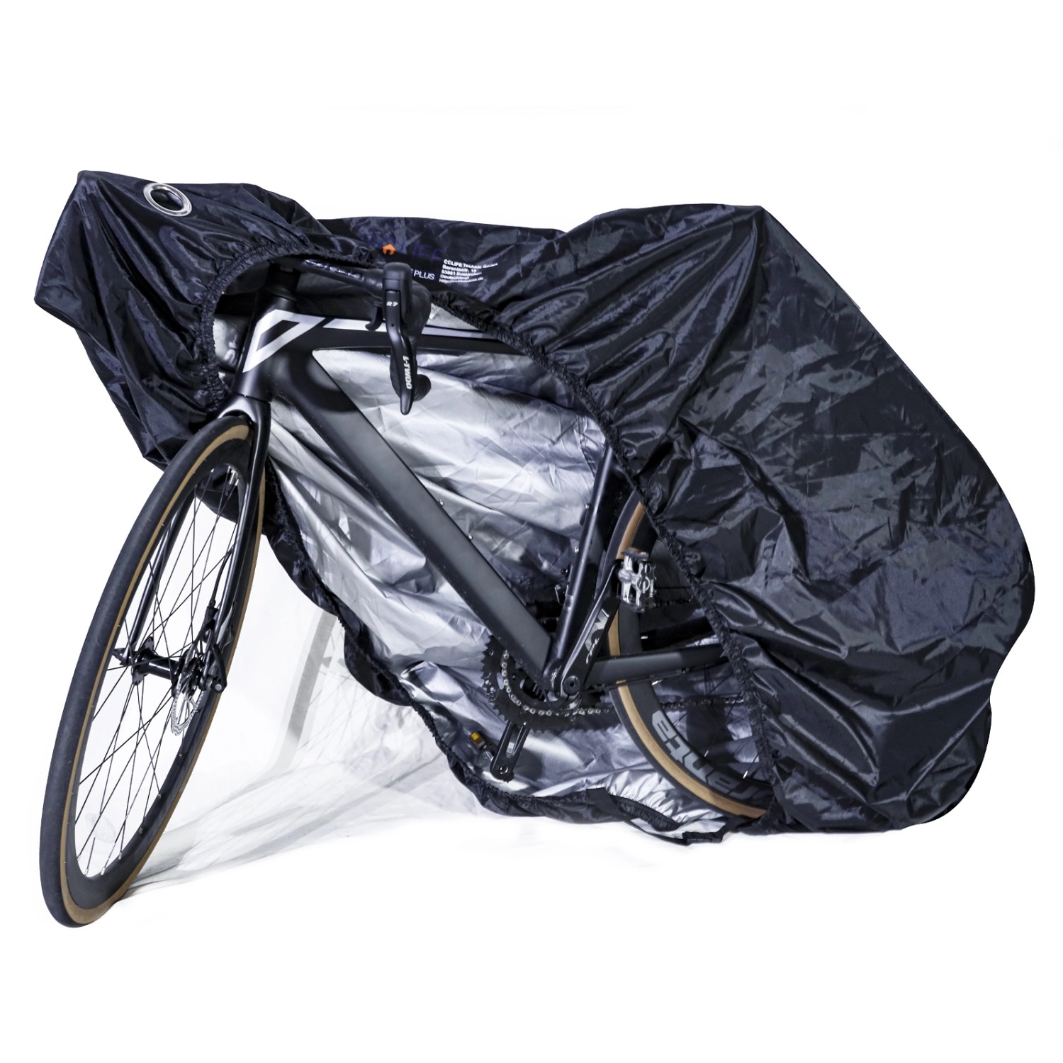 CCLIFE Fahrradabdeckung Wasserdicht 200x110x70cm mit Schlossösen Oxford-Gewebe für Mountainbike Rennrad