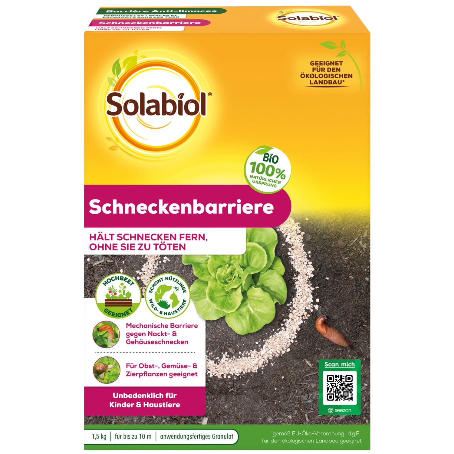 Solabiol Schneckenbarriere 1,5 kg