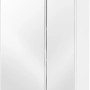 Posseik Spiegelschrank, 60 cm, weiß, mit Softclose-Türen und Aufsatzleuchte.