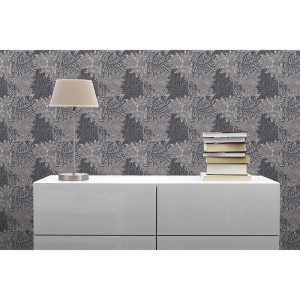 Tadessi Tapete Floral M1-No.4141 Vliestapete in Grau