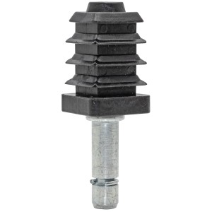 Wagner Stift mit Vierkanthülse, 17x17 mm, 2er-Set für Rollen & Räder.