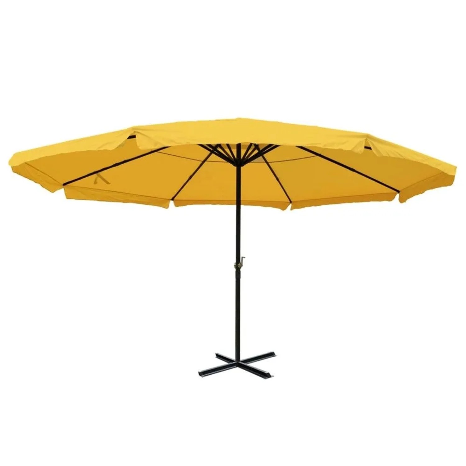 MCW Sonnenschirm Carpi Pro Ø5m Gelb ohne Ständer