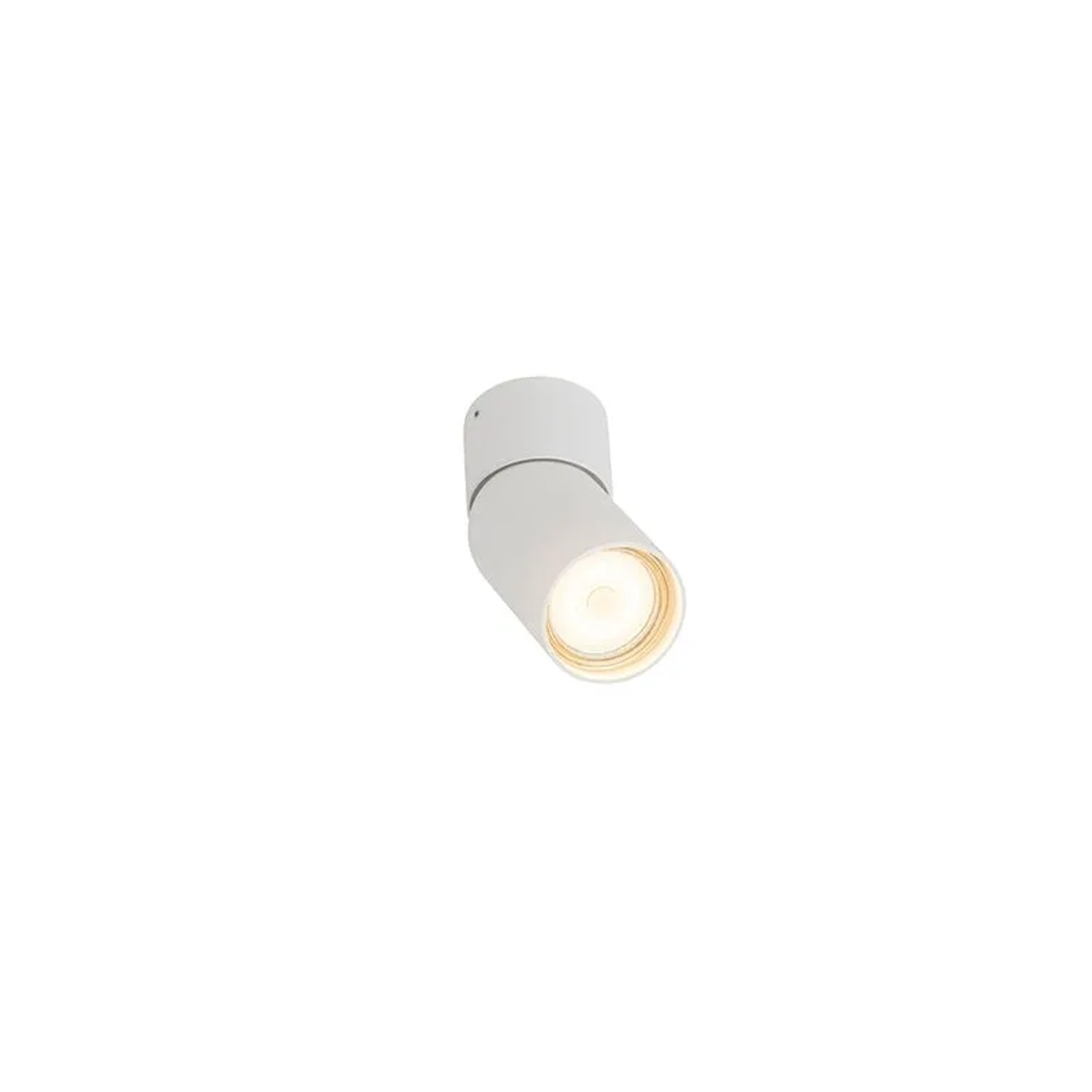 QAZQA Moderner Aufbaustrahler Weiß GU10 50mm Falo