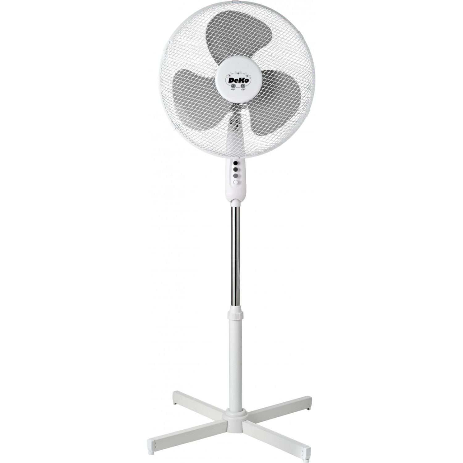 DEKO-ELEKTRO Standventilator Stratos B 418 Weiß günstig online kaufen