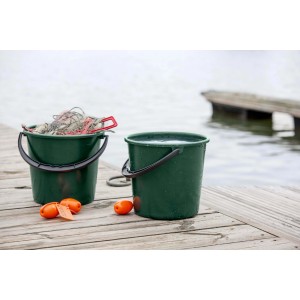 Orthex Fischernetz-Eimer, 10 l, grün, aus recycelten Fischernetzen, robust und vielseitig.