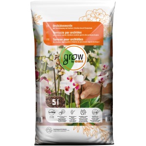 Sack GROW by OBI Orchideenerde, 5l, torffrei, für üppige Blütenpracht.