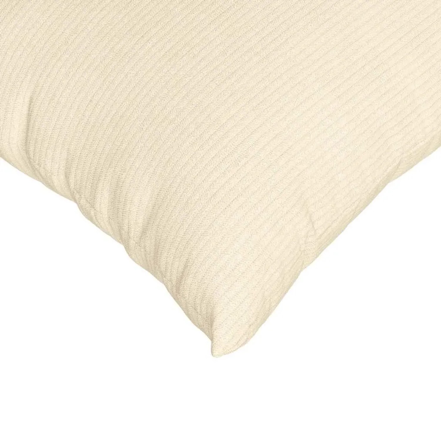 Cremefarbenes vidaXL Sofakissen aus Cordstoff. Weiche, gerippte Textur für Kissen & Bezüge.